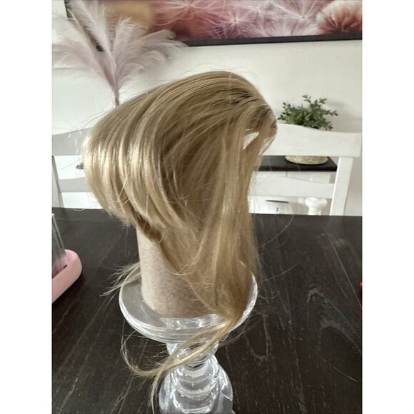 Neat Bangs Clip in on Fringe Hair Extensions Thick Thin As Human Front Hairpiece - Picture 3 of 8